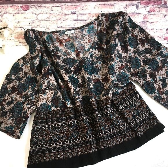 Ecote Urban Outfitters Boho Crop Top, Size Medium - Picture 1 of 8
